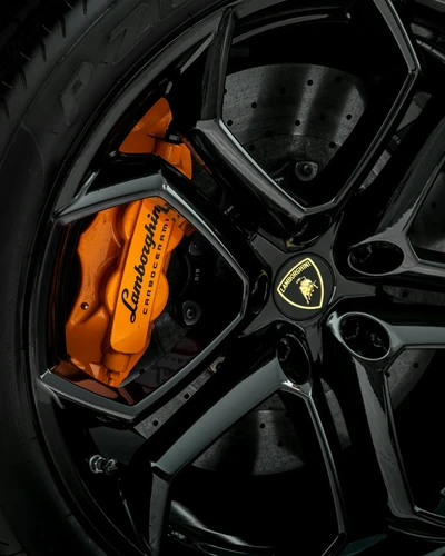 Lamborghini Aventador Wheel, disc and brakes