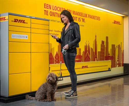 DHL test compacte kluiswand voor pakketten in Nederland